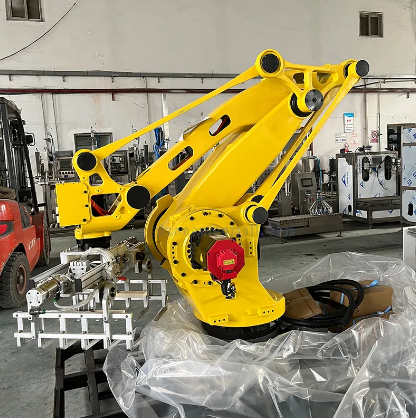High Speed 15kg 20kg 25kg 30kg 50kg Automatic Palletizing System Cement Bag Robot Palletizer High-speed bag palletizer