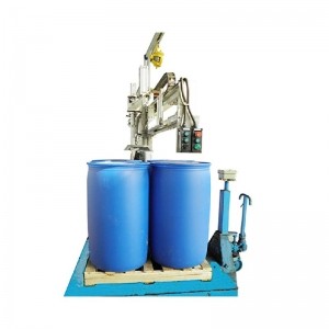 200千克自動(dòng)開蓋壓蓋機(jī),化工溶劑壓蓋機(jī)